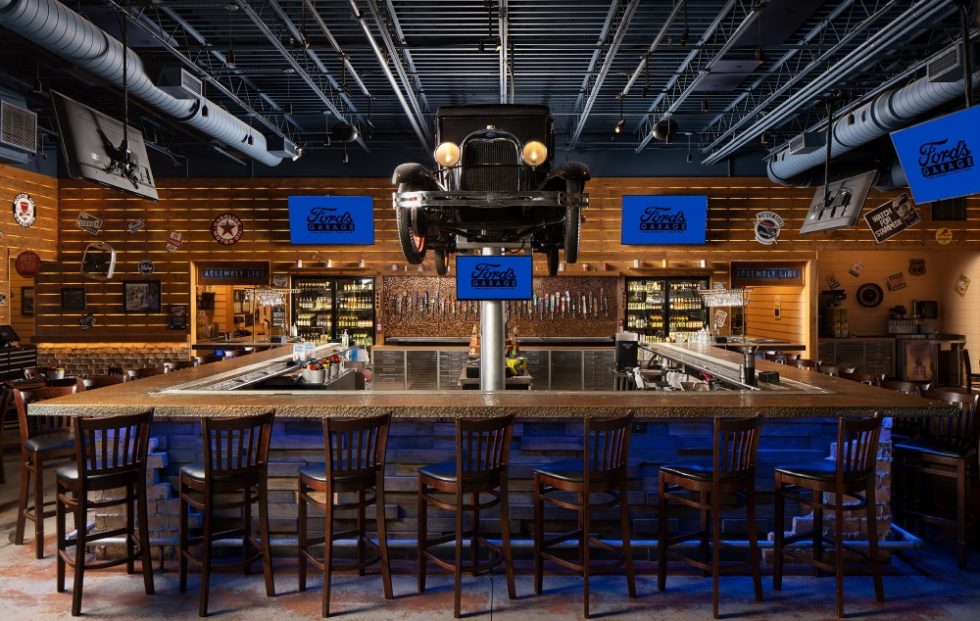FORD’S GARAGE, THE SERVICE STATION-INSPIRED RESTAURANT, AND BOZARD FORD