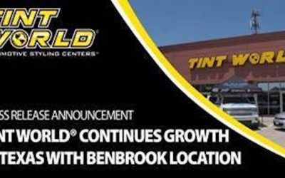 Tint World® Continues Growth in Texas with Benbrook Location