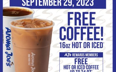 Aroma Joe’s Celebrates National Coffee Day with FREE Coffee