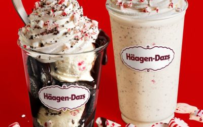 Dazs the Season: Häagen-Dazs® Shops Announce Return of Peppermint Bark Dessert Lineup