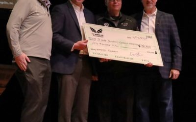 Wings Etc. presents $50,000 check to St. Jude Children’s Research Hospital