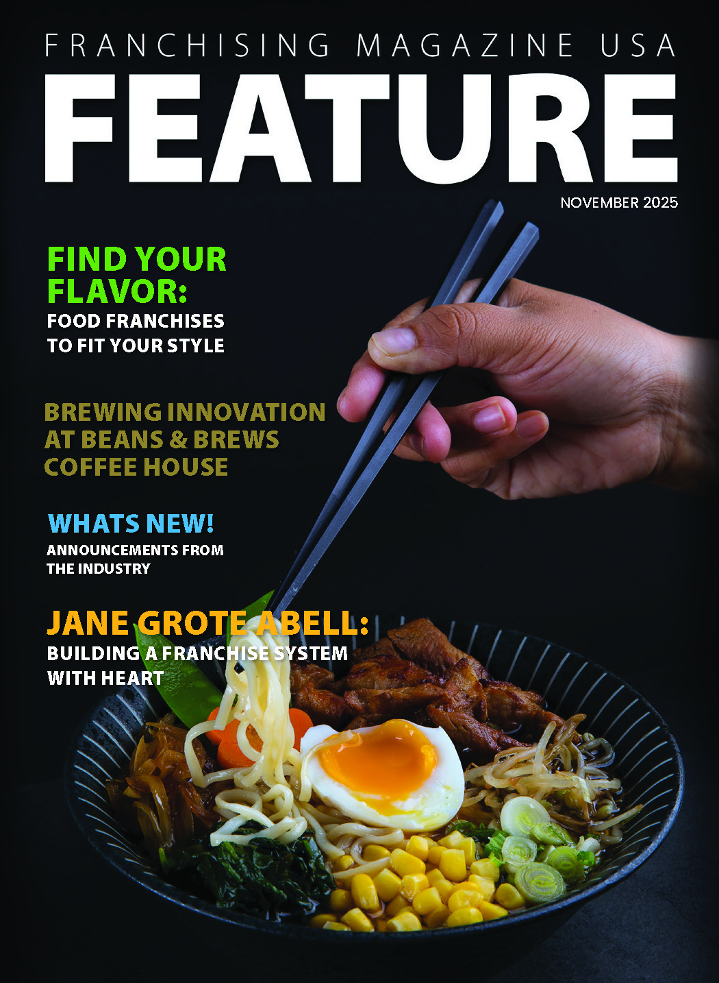 Franchising Magazine USA Front Cover