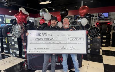 RNR Tire Express Names Winner of Monumental 25th Anniversary Giveaway