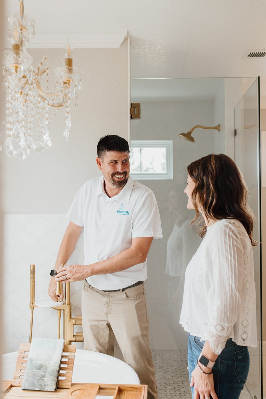 Footprints Floors Steps Into Bathroom Remodeling With Launch of Footprints Bath and Tile